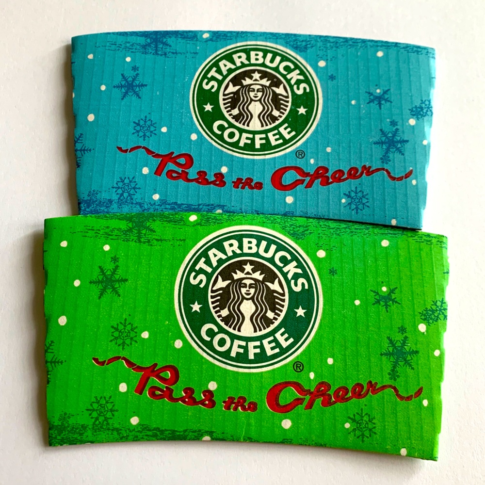 Lot of 2: ‘07 Starbucks Coffee Retired Cup Sleeves